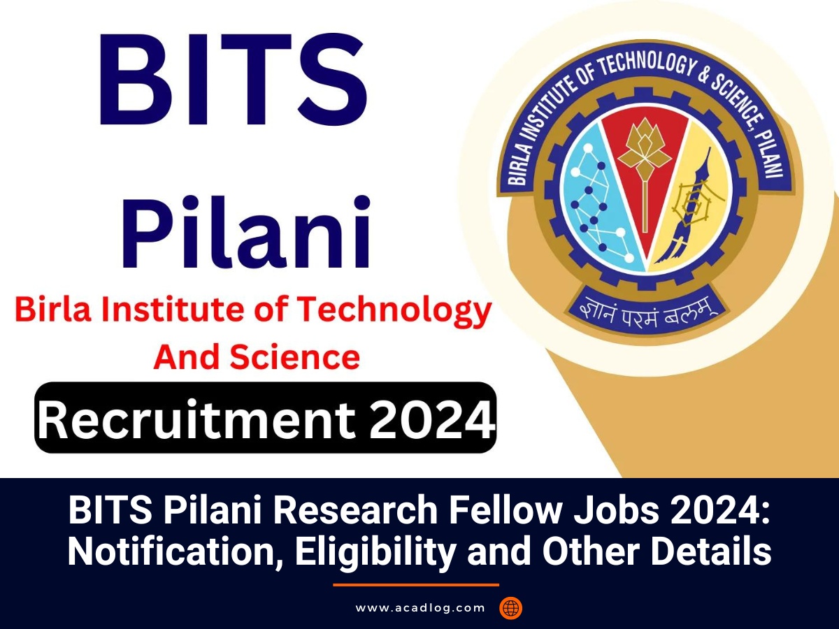 BITS Pilani Jobs 2024