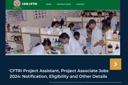 CFTRI Jobs 2024