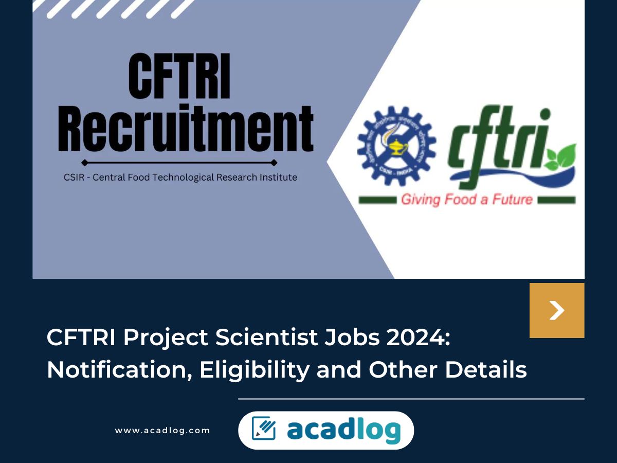 CFTRI Jobs 2024