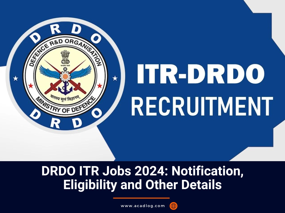DRDO ITR Jobs 2024
