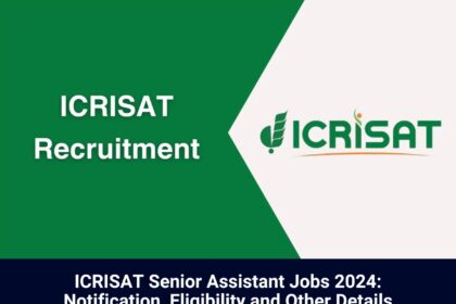 ICRISAT Jobs 2024