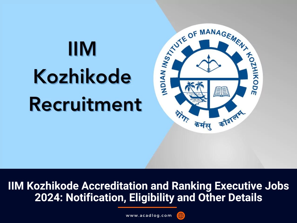IIM Kozhikode Jobs 2024