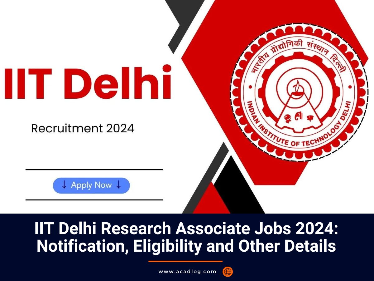 IIT Delhi Jobs 2024