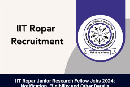 IIT Ropar Jobs 2024