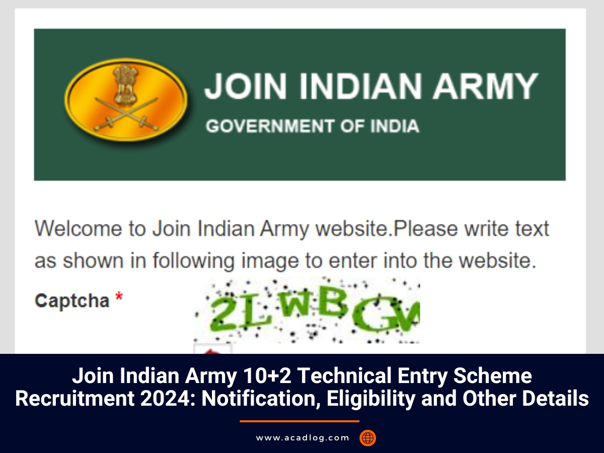 Join Indian Army Recruitment 2024