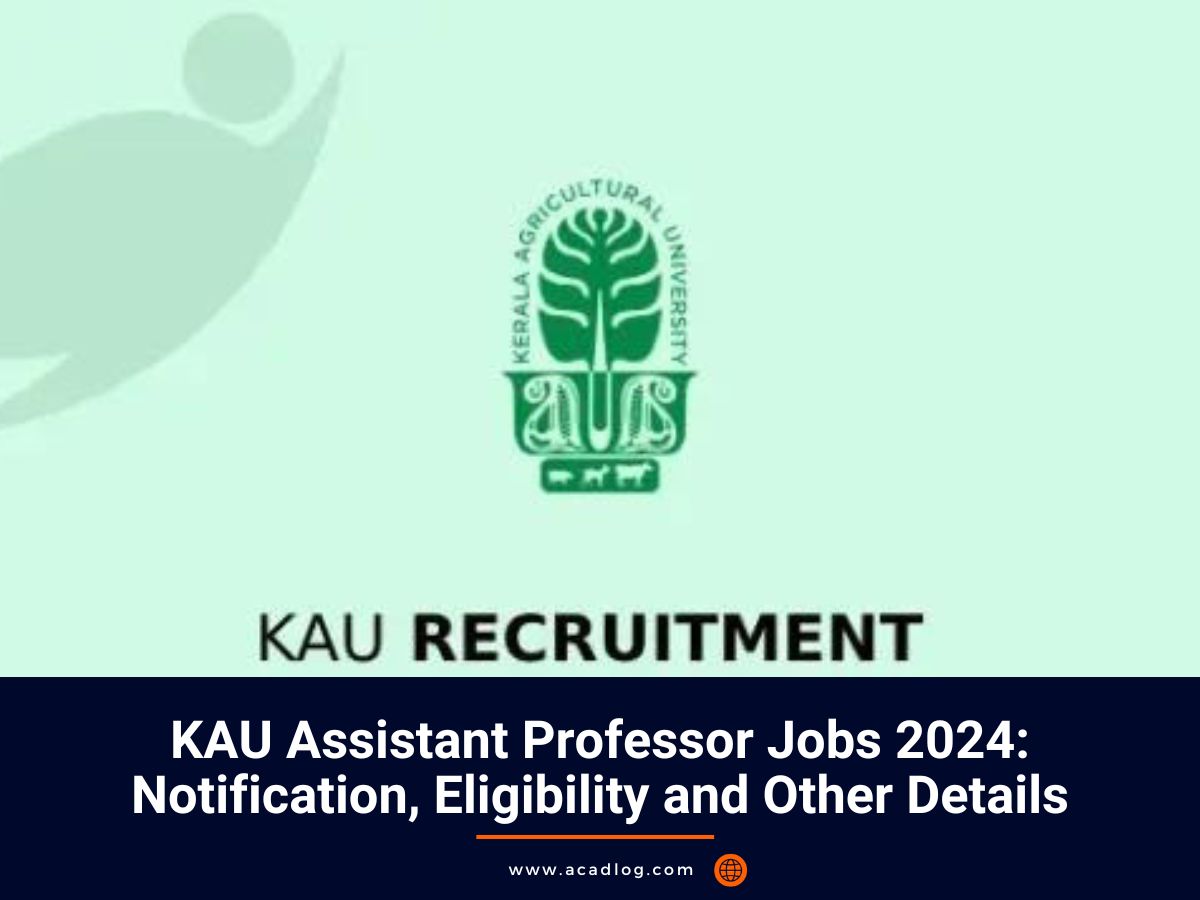 KAU Assistant Professor Jobs 2024