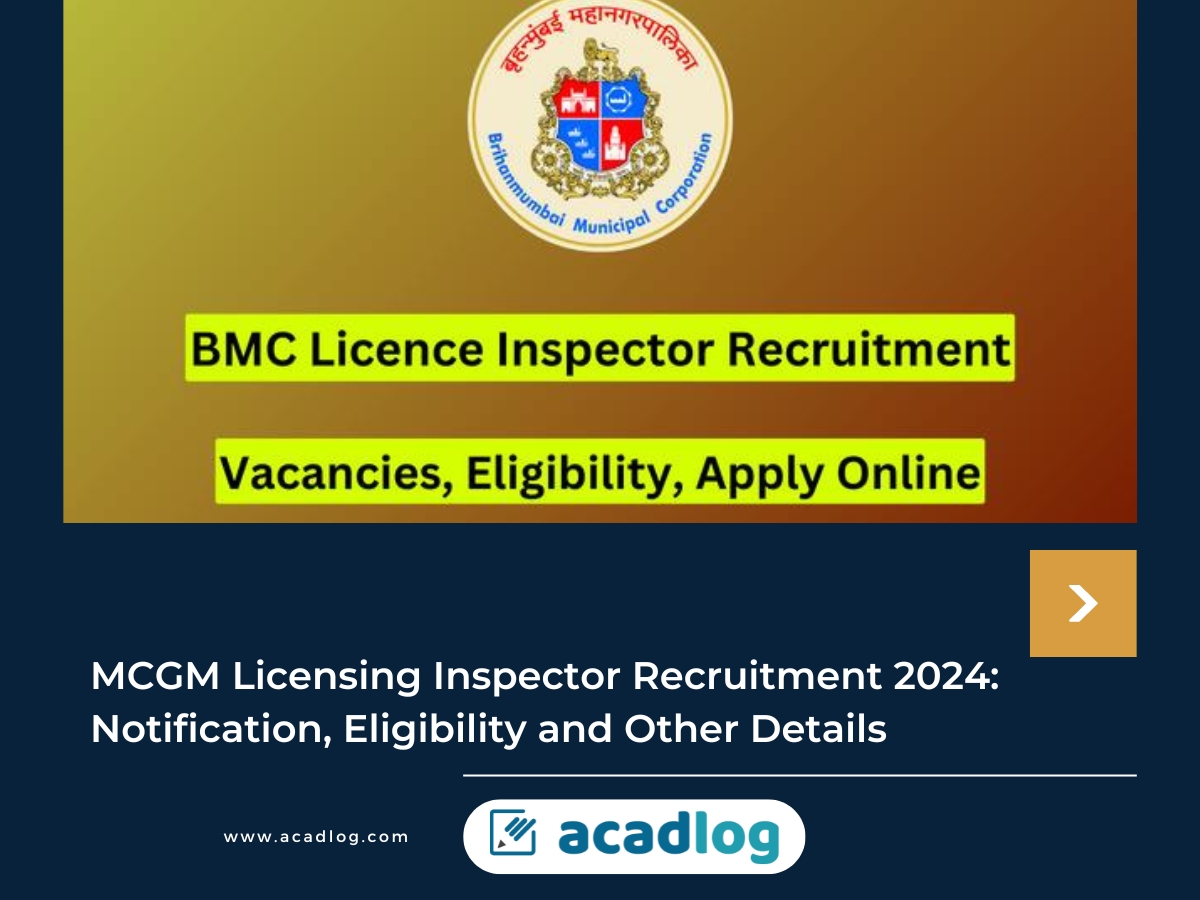 MCGM Recruitment 2024