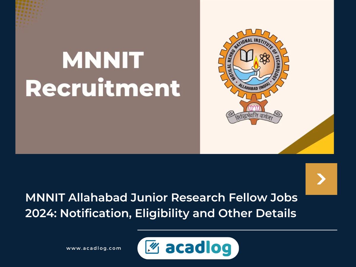 MNNIT Allahabad Jobs 2024