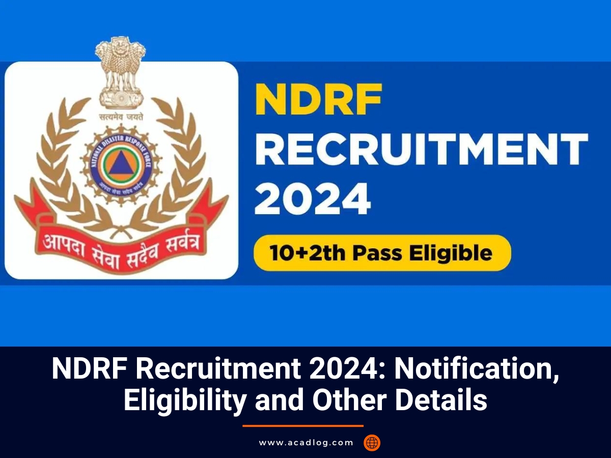 NDRF Recruitment 2024