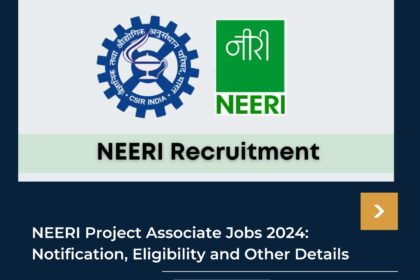 NEERI Project Associate Jobs 2024