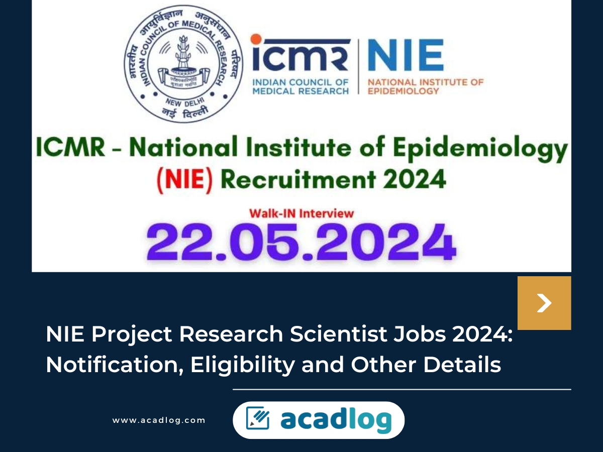 NIE Jobs 2024