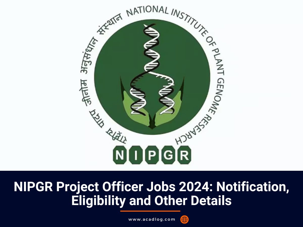 NIPGR Jobs 2024