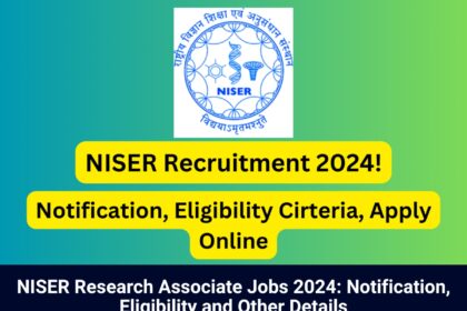 NISER Jobs 2024