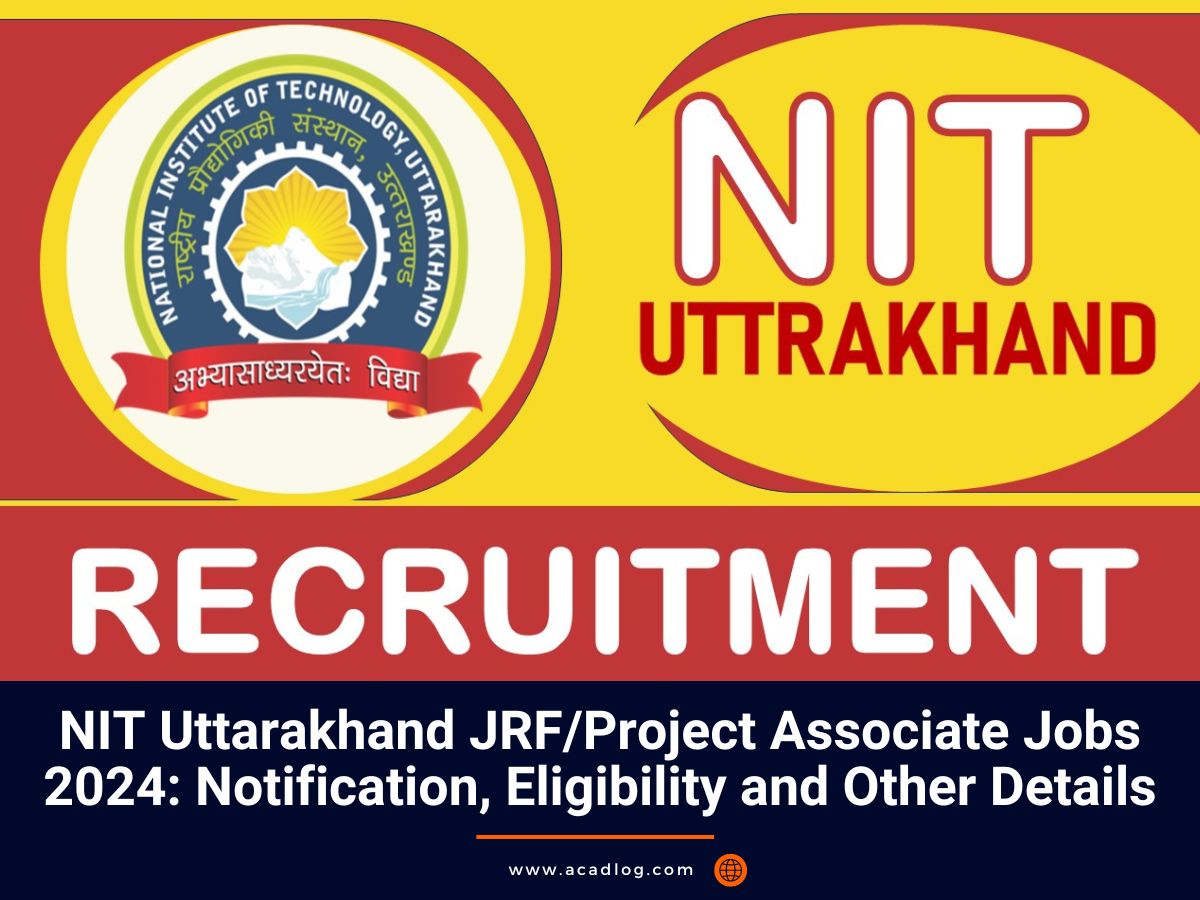 NIT Uttarakhand Jobs 2024