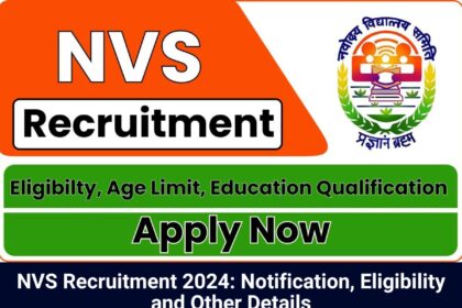 NVS Recruitment 2024