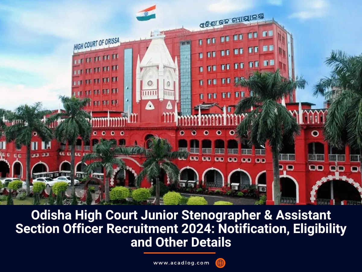 Odisha High Court Recruitment 2024
