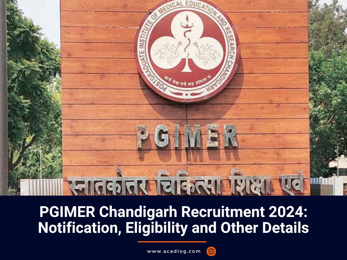 PGIMER Chandigarh Recruitment 2024