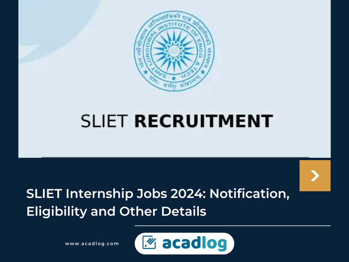 SLIET Jobs 2024