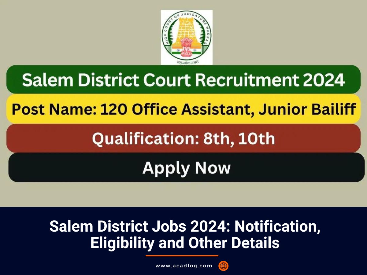 Salem District Jobs 2024