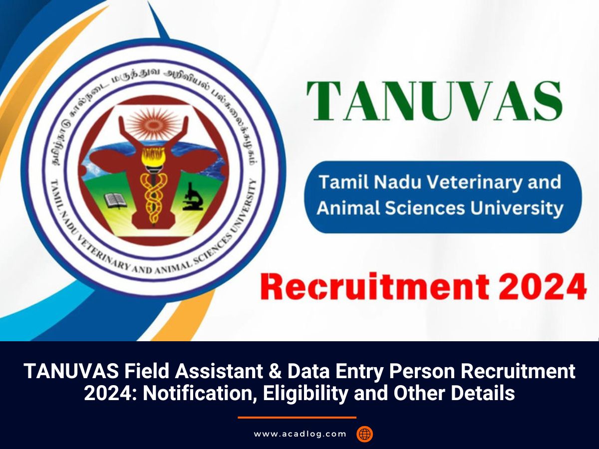 TANUVAS Recruitment 2024