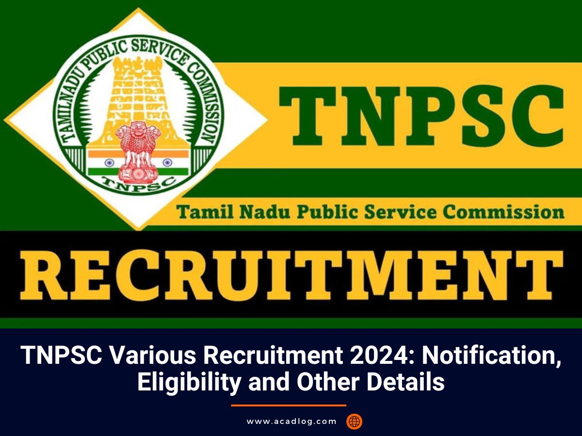TNPSC Recruitment 2024
